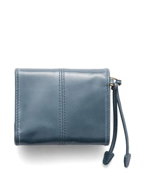 Prada enamel-triangle logo wallet - Blue - zdjęcie produktu nr 2