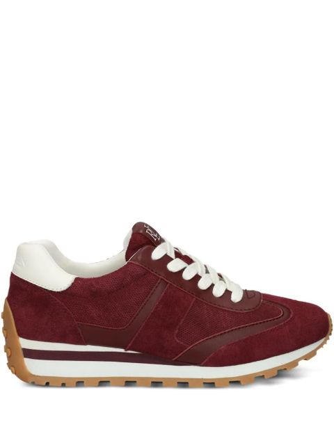 Lauren Ralph Lauren suede sneakers - Red - zdjęcie produktu nr 1