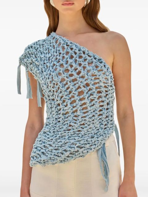 Cult Gaia Owen knitted top - Blue - zdjęcie produktu nr 1