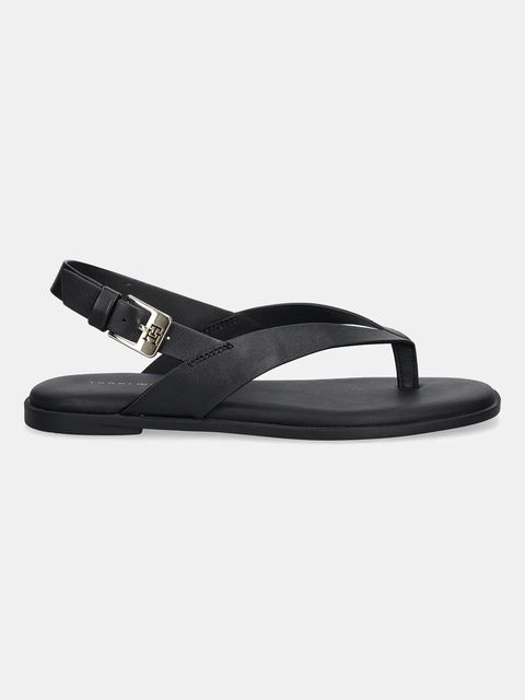 Tommy Hilfiger sandały skórzane COLOR BLOCK THONG FLAT SANDAL - zdjęcie produktu nr 1