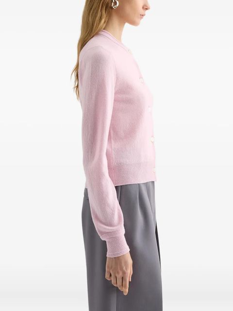 Jil Sander crew-neck cardigan - Pink