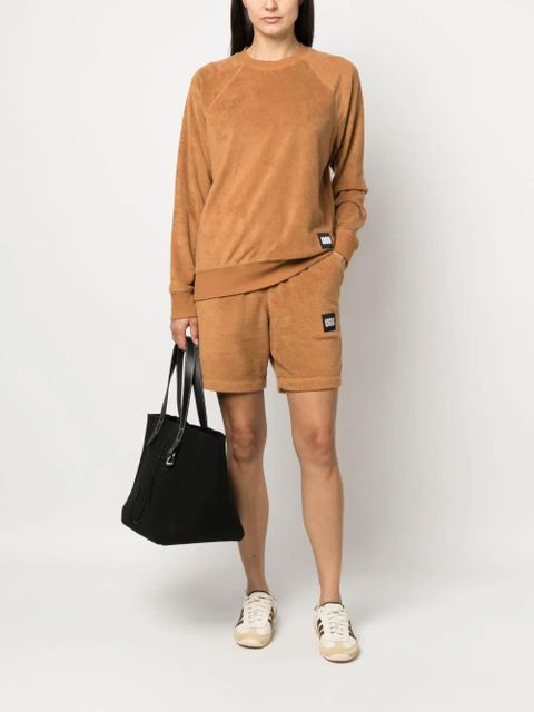 UGG logo-print cotton shorts - Brown - zdjęcie produktu nr 2