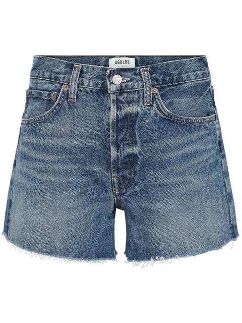 AGOLDE Parker Long denim shorts - Blue - zdjęcie produktu nr 1