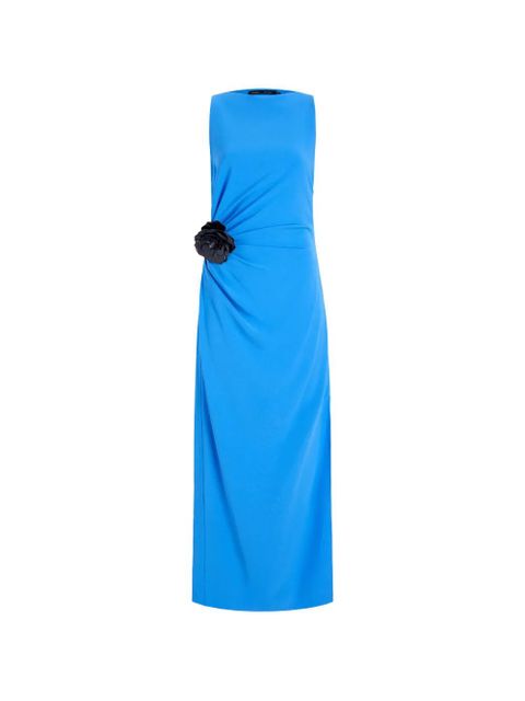 Proenza Schouler Indria flower-detail maxi dress - Blue - zdjęcie produktu nr 1