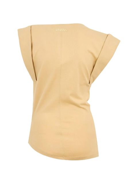 ISABEL MARANT draped short-sleeve blouse - Neutrals - zdjęcie produktu nr 2