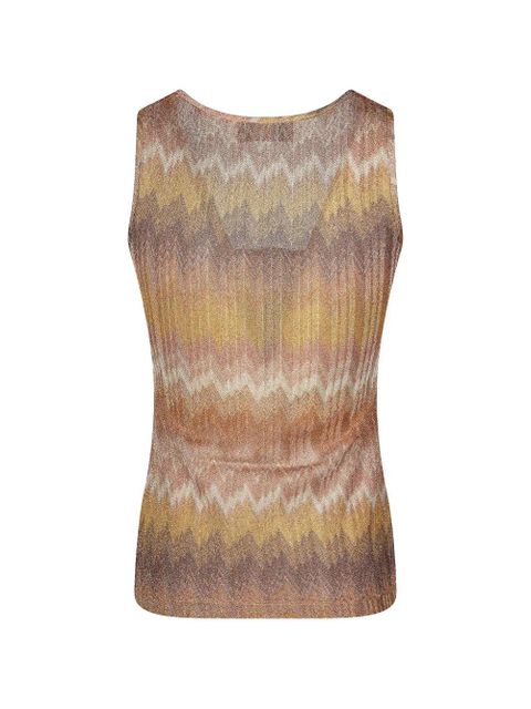 Missoni button-front chevron top - Yellow - zdjęcie produktu nr 2
