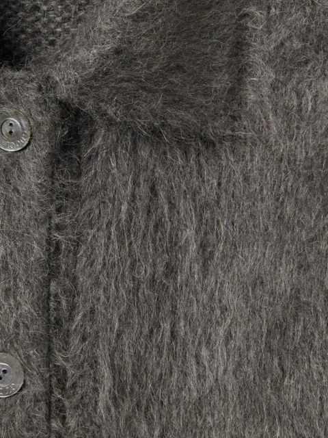 Gucci mohair-blend cardigan - Grey - zdjęcie produktu nr 2