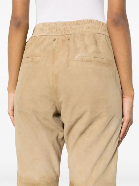 Golden Goose slim-fit suede trousers - Neutrals