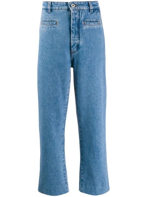 LOEWE cropped jeans - Blue - zdjęcie produktu nr 1