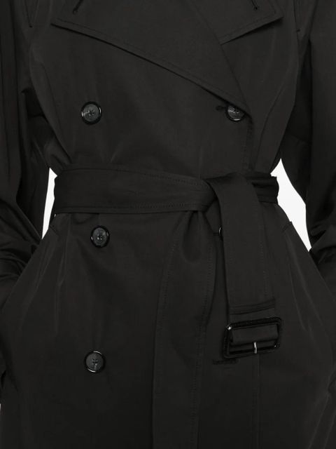 TOTEME buttoned belted trench coat - Black