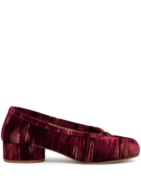 Maison Margiela 30mm Tabi ballet flats - Red - zdjęcie produktu nr 1