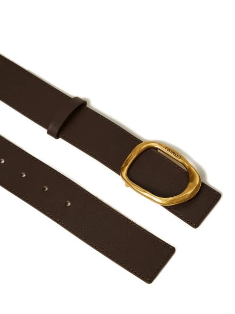 TWINSET leather belt - Brown - zdjęcie produktu nr 2
