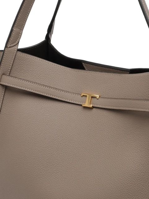 Tod's medium leather tote bag - Neutrals