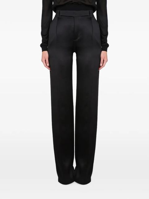 Saint Laurent satin flared trousers - Black - zdjęcie produktu nr 1