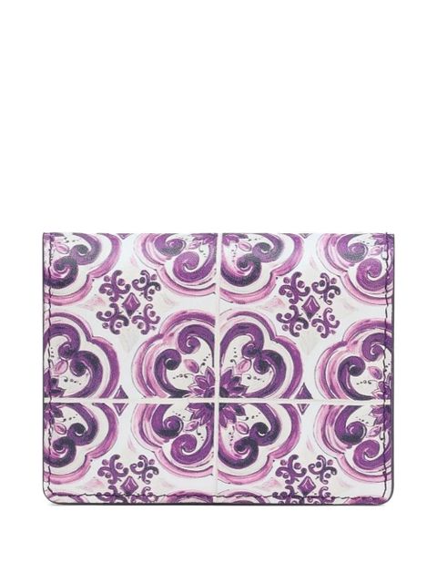 Dolce & Gabbana Majolica-print wallet - White - zdjęcie produktu nr 2