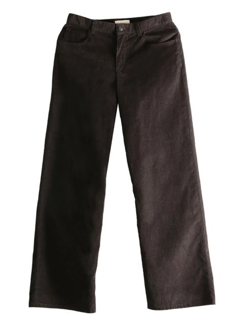 The Row corduroy straight-leg trousers - Brown - zdjęcie produktu nr 1