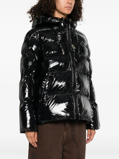 PINKO hooded puffer jacket - Black