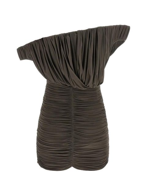 Magda Butrym 33 draped one-shoulder mini dress - Brown - zdjęcie produktu nr 2