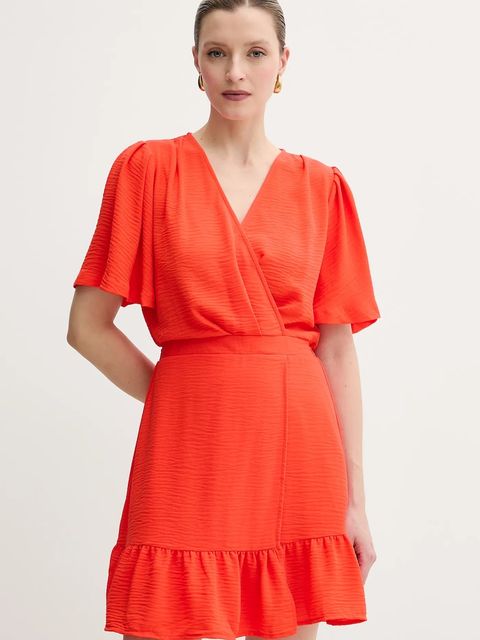 Morgan sukienka RECIF.F kolor pomarańczowy mini rozkloszowana RECIF.F - zdjęcie produktu nr 1