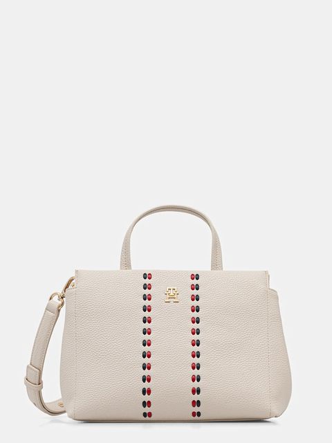 Tommy Hilfiger torebka kolor beżowy AW0AW18154 - zdjęcie produktu nr 1