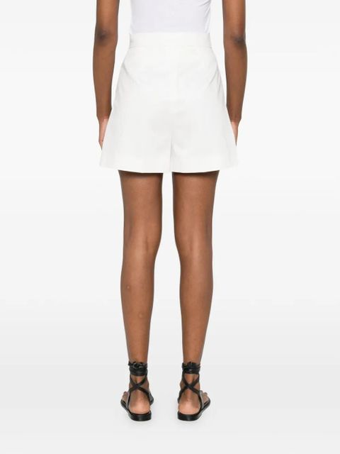 Max Mara pleated shorts - White