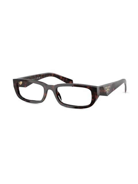 Prada Eyewear rectangle frames - Black - zdjęcie produktu nr 2