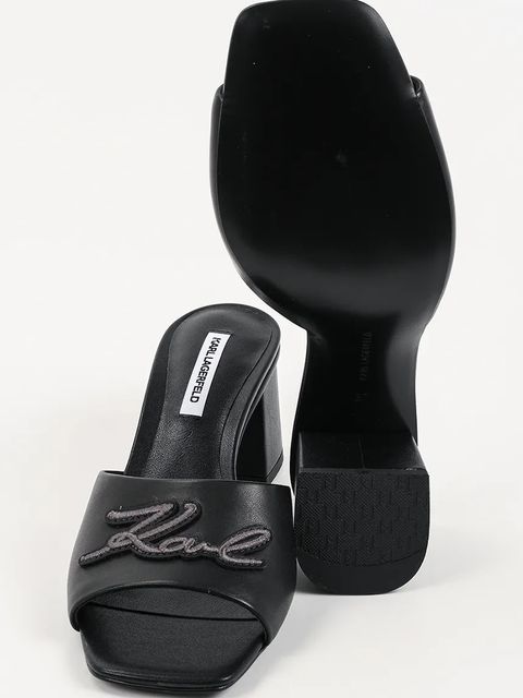 Karl Lagerfeld klapki skórzane Plaza Ii