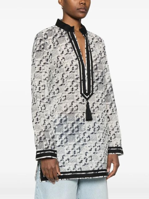 Tory Burch printed tunic - Neutrals