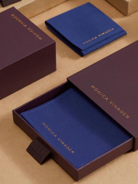 Monica Vinader Rio beaded tiger eye necklace - Gold