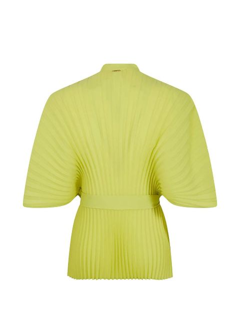 TWINSET pleated tie shirt - Yellow - zdjęcie produktu nr 2