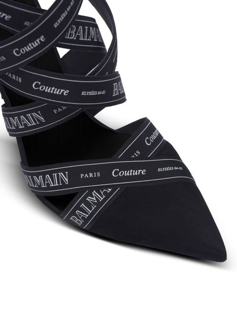 Balmain Couture Ribbon pumps - Black