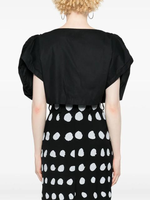 Vivienne Westwood Orb-embroidered blouse - Black