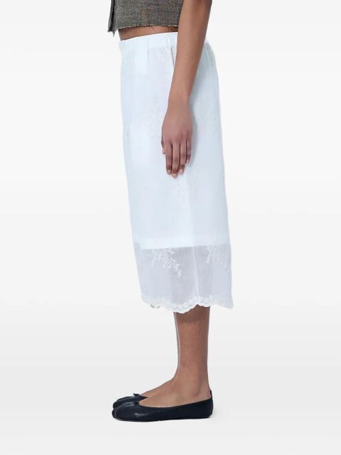 OUR LEGACY laced knee-length shorts - White - zdjęcie produktu nr 2