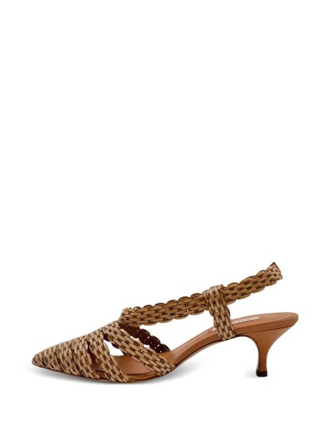 Casadei Julia Avenida woven sandals - Neutrals - zdjęcie produktu nr 2