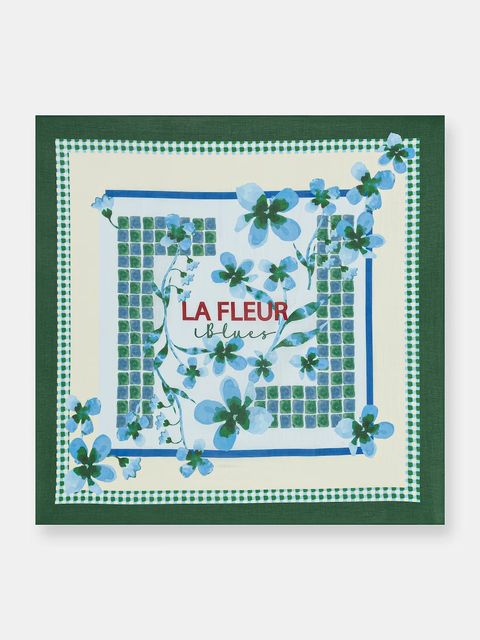 IBlues chusta z dodatkiem jedwabiu ONORE