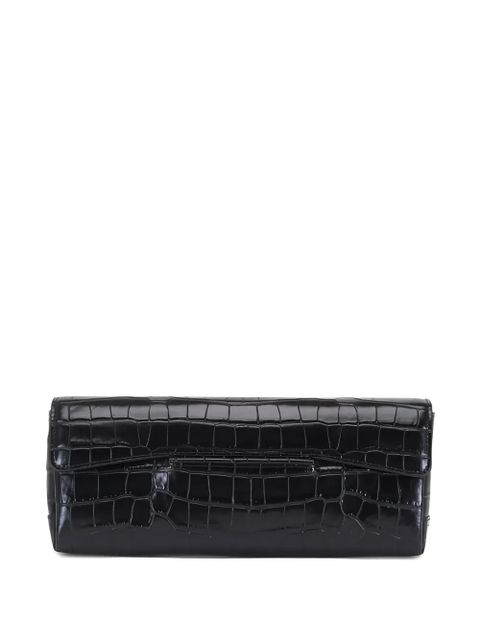 TOTEME crocodile-embossed clutch bag - Black - zdjęcie produktu nr 1