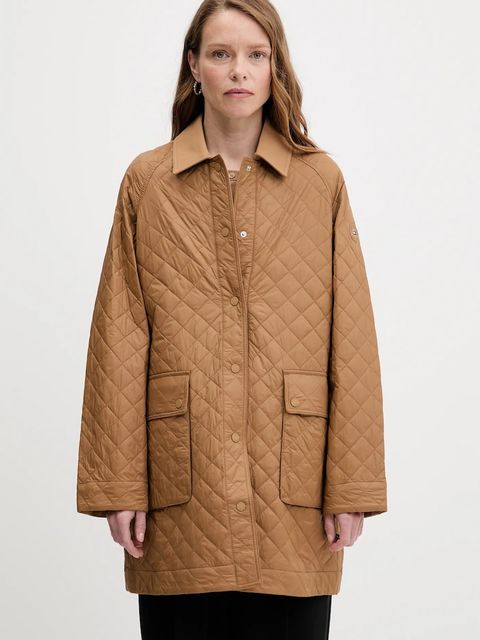 Tommy Hilfiger kurtka kolor brązowy przejściowa WW0WW46448 - zdjęcie produktu nr 1