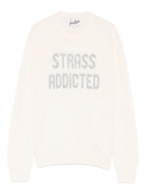 MC2 Saint Barth New Queen embellished sweater - Neutrals - zdjęcie produktu nr 1