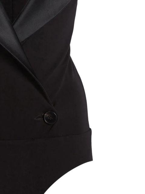 Christopher Esber Didion contrast bodysuit - Black - zdjęcie produktu nr 2