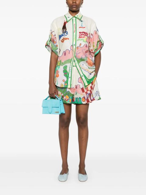 ALEMAIS Nadia shorts - Neutrals