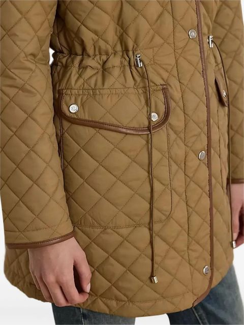 Lauren Ralph Lauren quilted hooded jacket - Brown