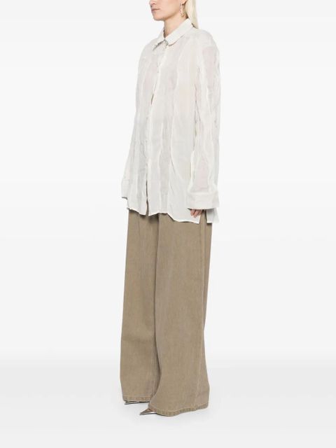 Christopher Esber spliced shirt - Neutrals