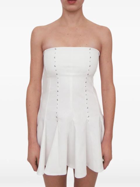 Gimaguas Williams studded mini dress - White
