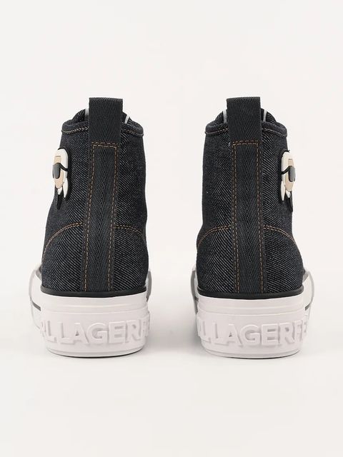 Karl Lagerfeld trampki KAMPUS MAX NFT kolor granatowy KL60444D