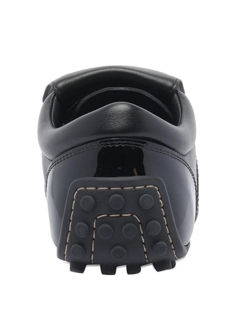 Tod's leather lace-up low-top sneakers - Black