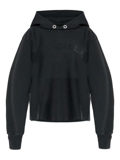 Maison Margiela logo- embroidered sweater - Black - zdjęcie produktu nr 1