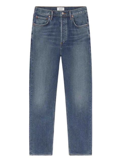 AGOLDE 90's Pinch Waist Crop Jeans - Blue - zdjęcie produktu nr 1