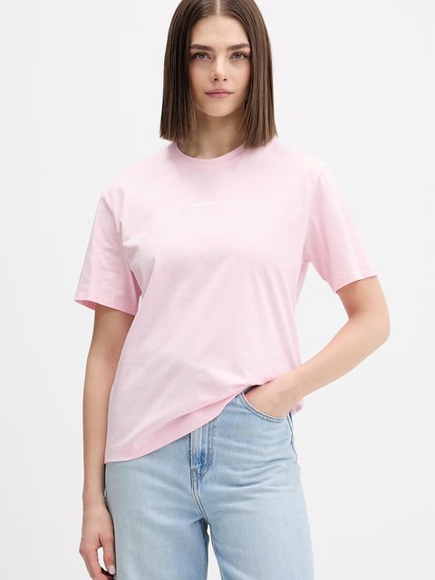 Karl Lagerfeld Jeans t-shirt damski bawełniany - zdjęcie produktu nr 2
