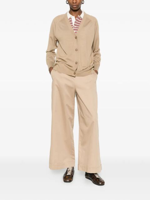 Max Mara Mmlclarino V-neck buttoned cardigan - Neutrals - zdjęcie produktu nr 2