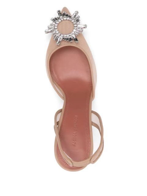 Amina Muaddi 95mm Begum pumps - Neutrals